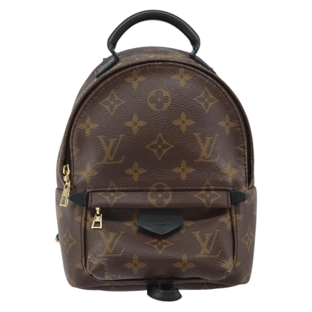 Louis Vuitton Palm Springs Backpack Monogram Canvas Brown Canvas Backpack Bag