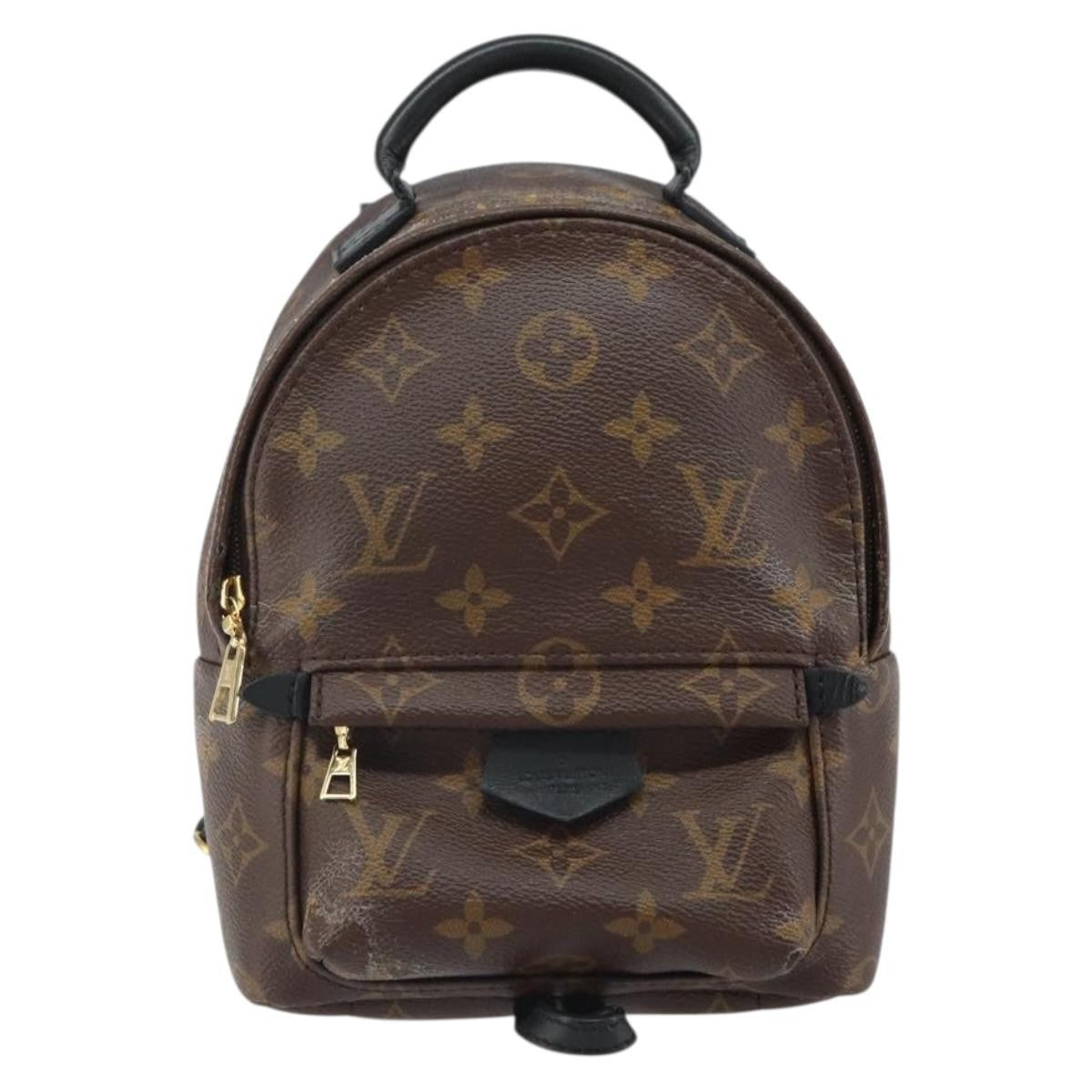 Louis Vuitton Palm Springs Backpack Monogram Canvas Brown Canvas Backpack Bag