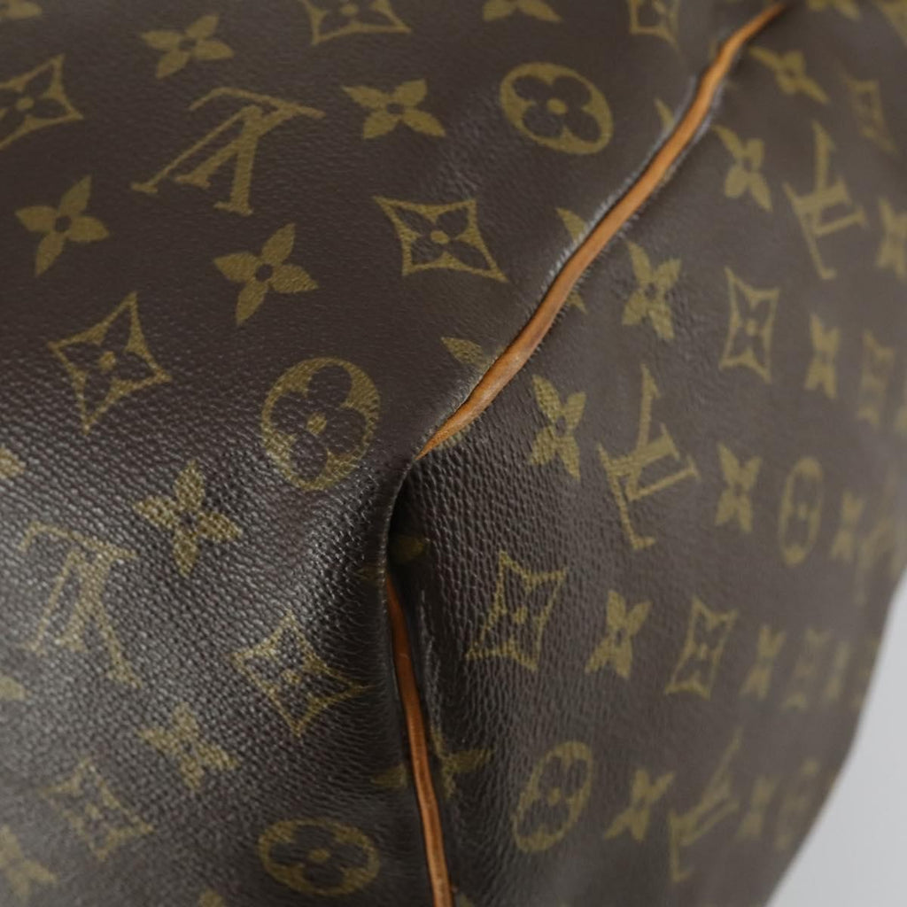 Louis Vuitton Keepall Bag Monogram Canvas Brown Canvas Travel Bag
