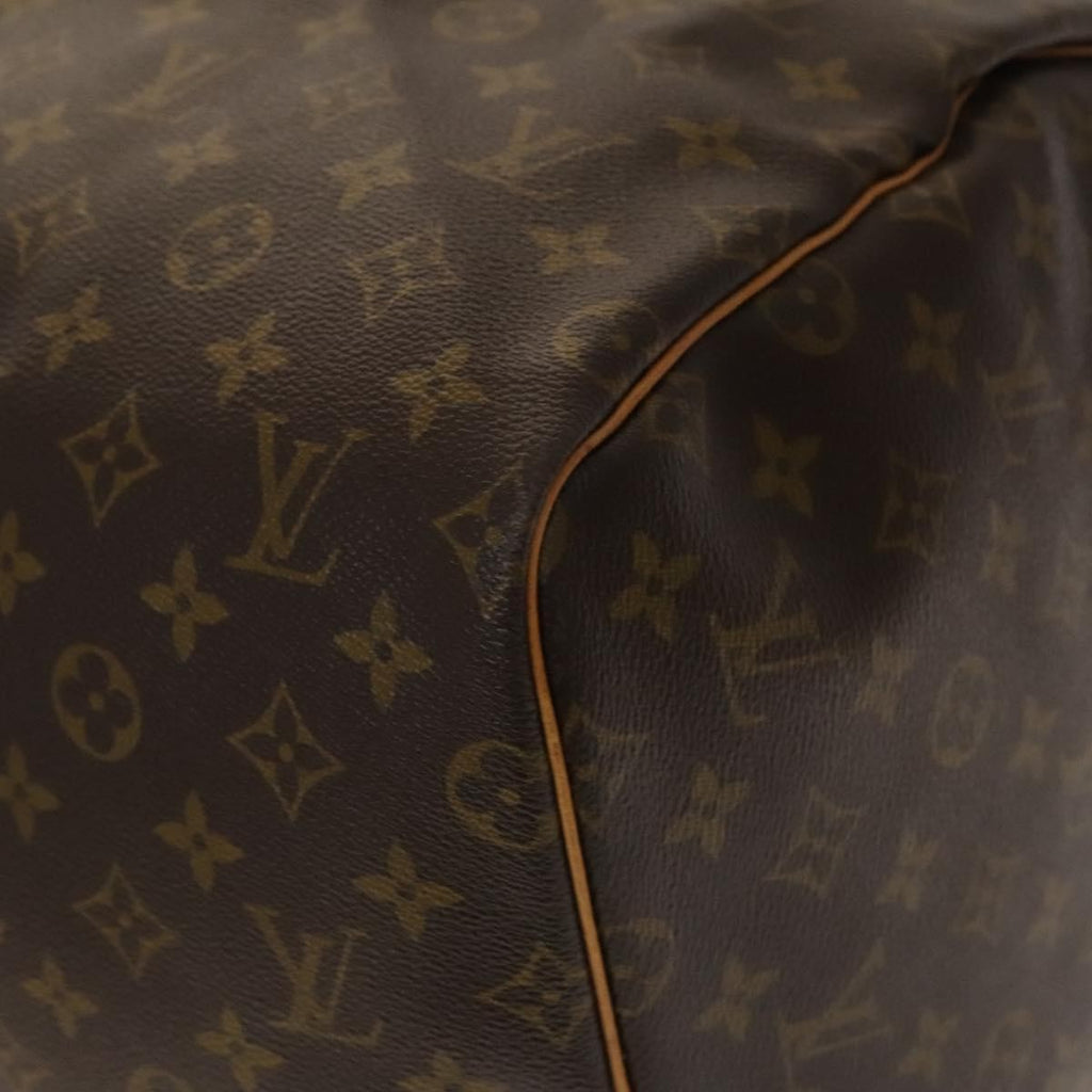Louis Vuitton Keepall Bag Monogram Canvas Brown Canvas Travel Bag