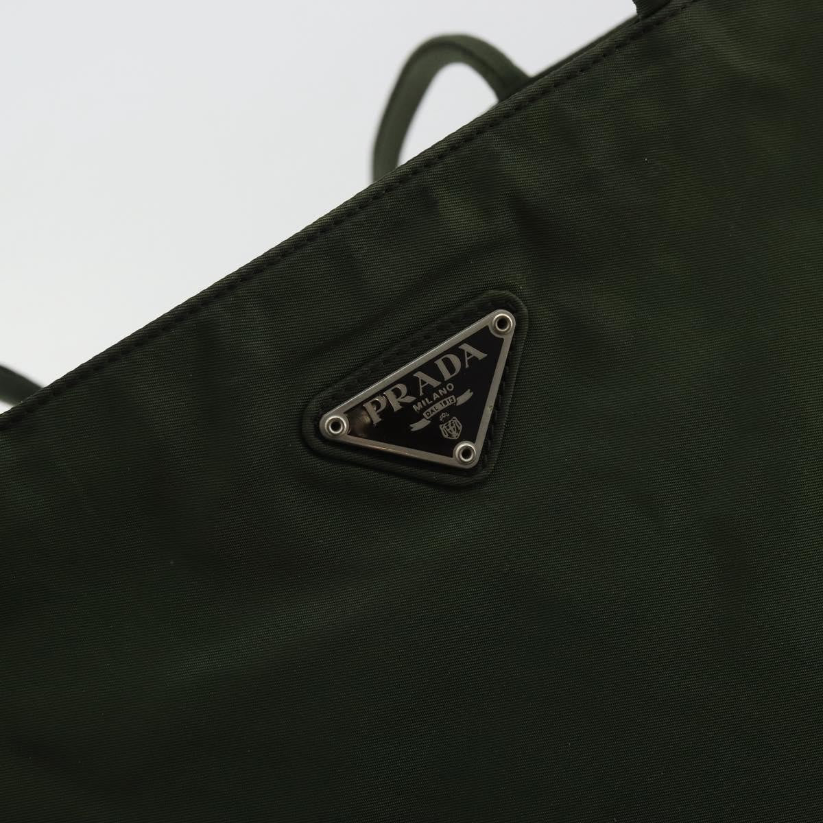 Prada Vintage Tote Tessuto Green Nylon Tote Bag Bag