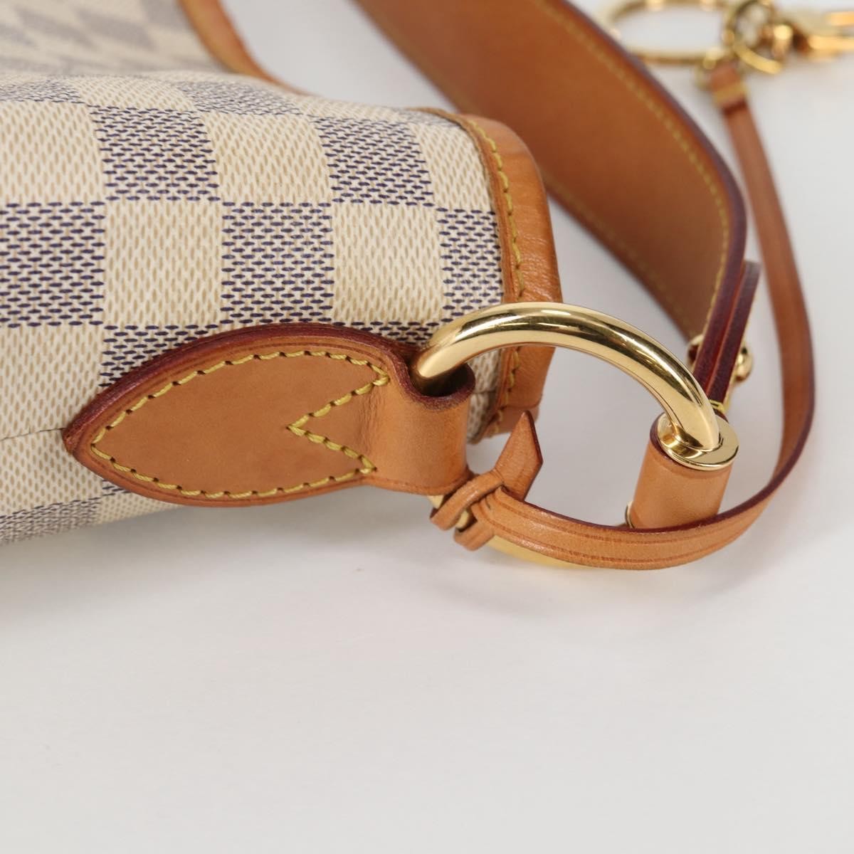 Louis Vuitton Delightful Nm Handbag Damier White Canvas Bag