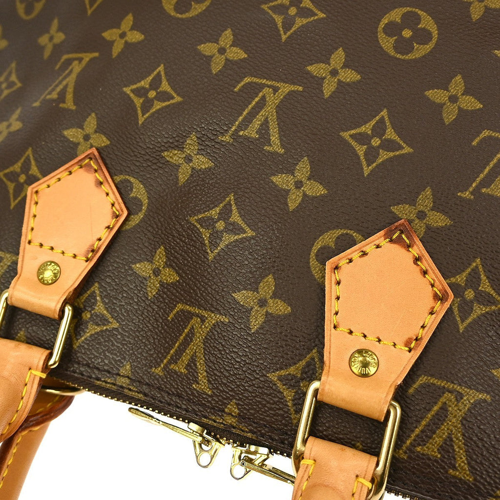 Louis Vuitton Alma Handbag Monogram Canvas Brown Canvas Handbag