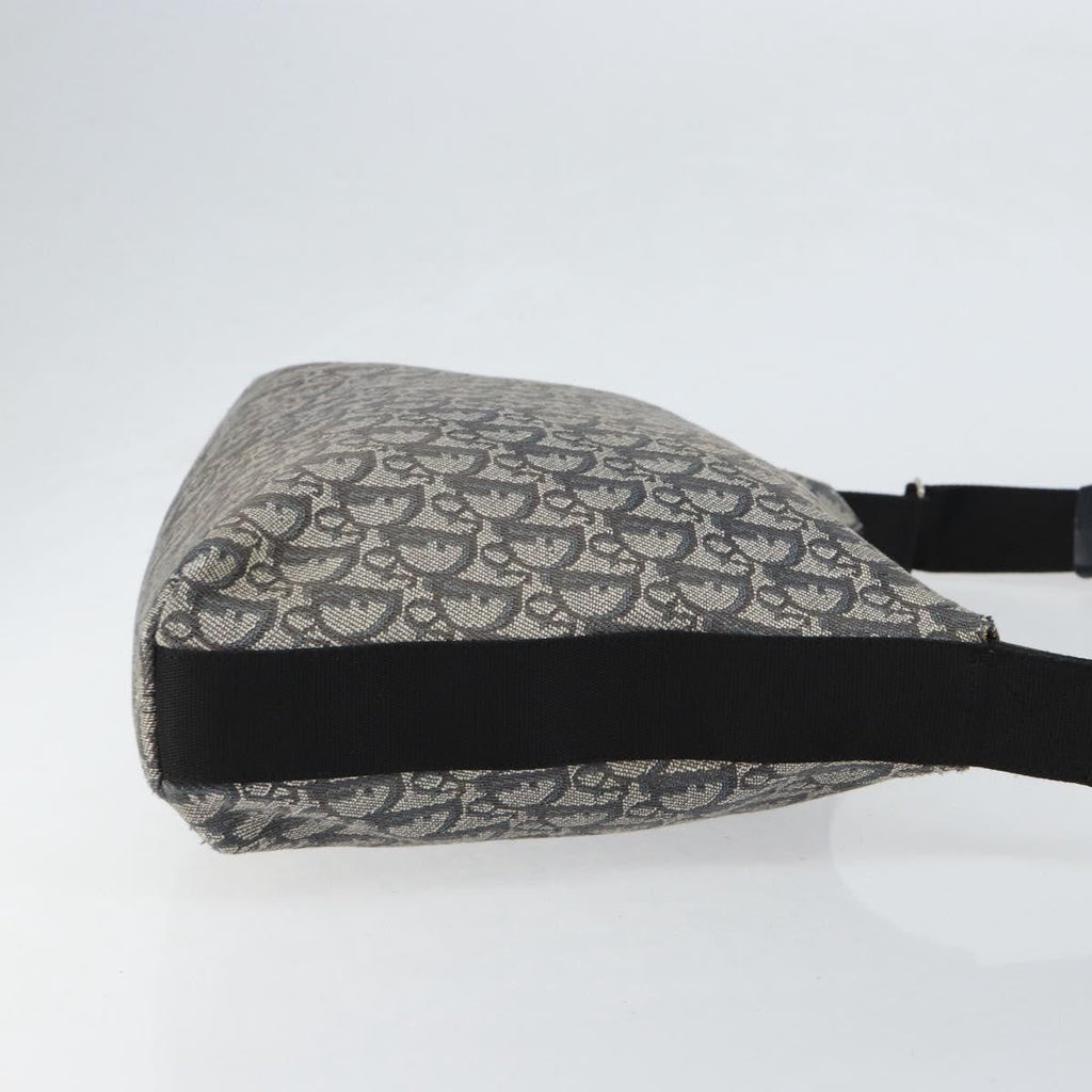 Christian Dior Vintage Trotter Shoulder Bag Canvas Navy Canvas Shoulder Bag Bag (Pre-Owned)