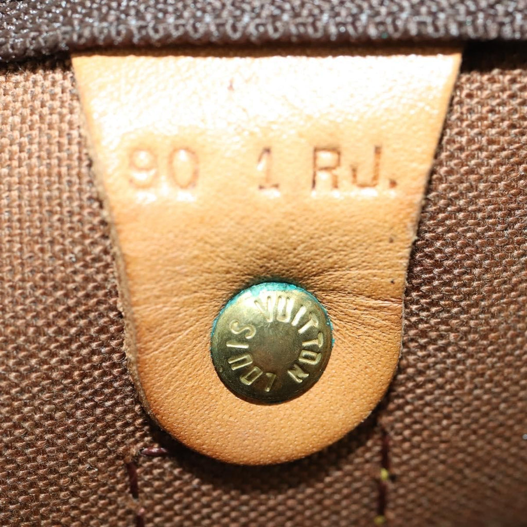 Louis Vuitton Keepall Bag Monogram Canvas Brown Canvas Travel Bag