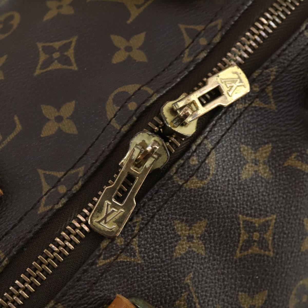 Louis Vuitton Keepall Bag Monogram Canvas Brown Canvas Travel Bag