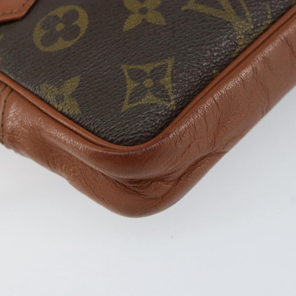 Louis Vuitton Pochette Sports Monogram Canvas Brown Canvas Clutche & Pouche Bag