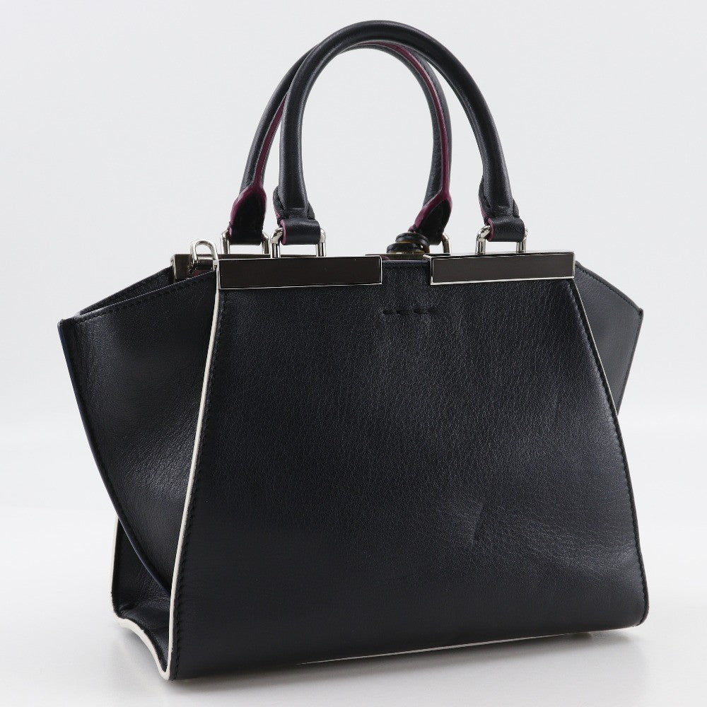 Fendi Petite 3Jours Bag Leather Black Leather Handbag