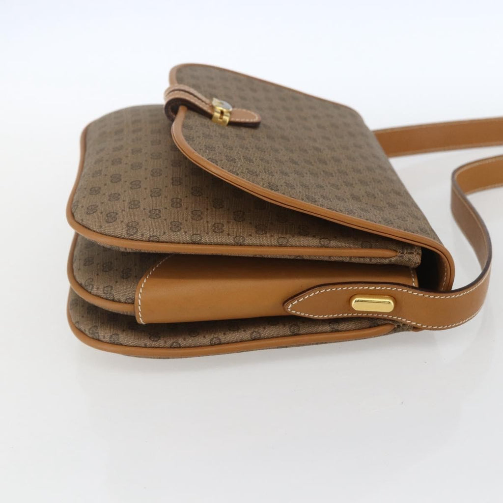 Gucci Micro Gg Supreme Shoulder Bag Gg Canvas Beige Canvas Shoulder Bag Bag (Pre-Owned)