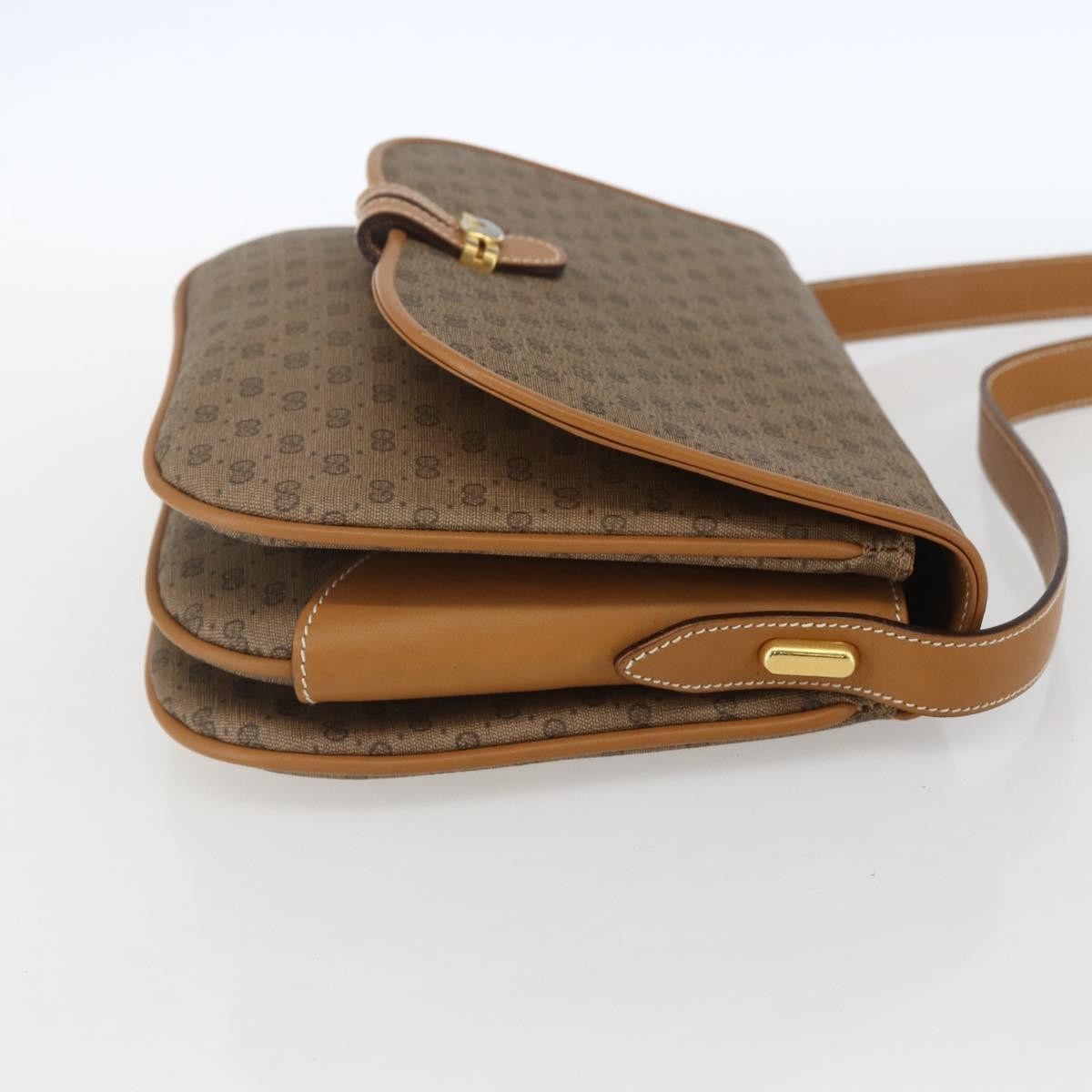 Gucci Micro Gg Supreme Shoulder Bag Gg Canvas Beige Canvas Shoulder Bag Bag (Pre-Owned)