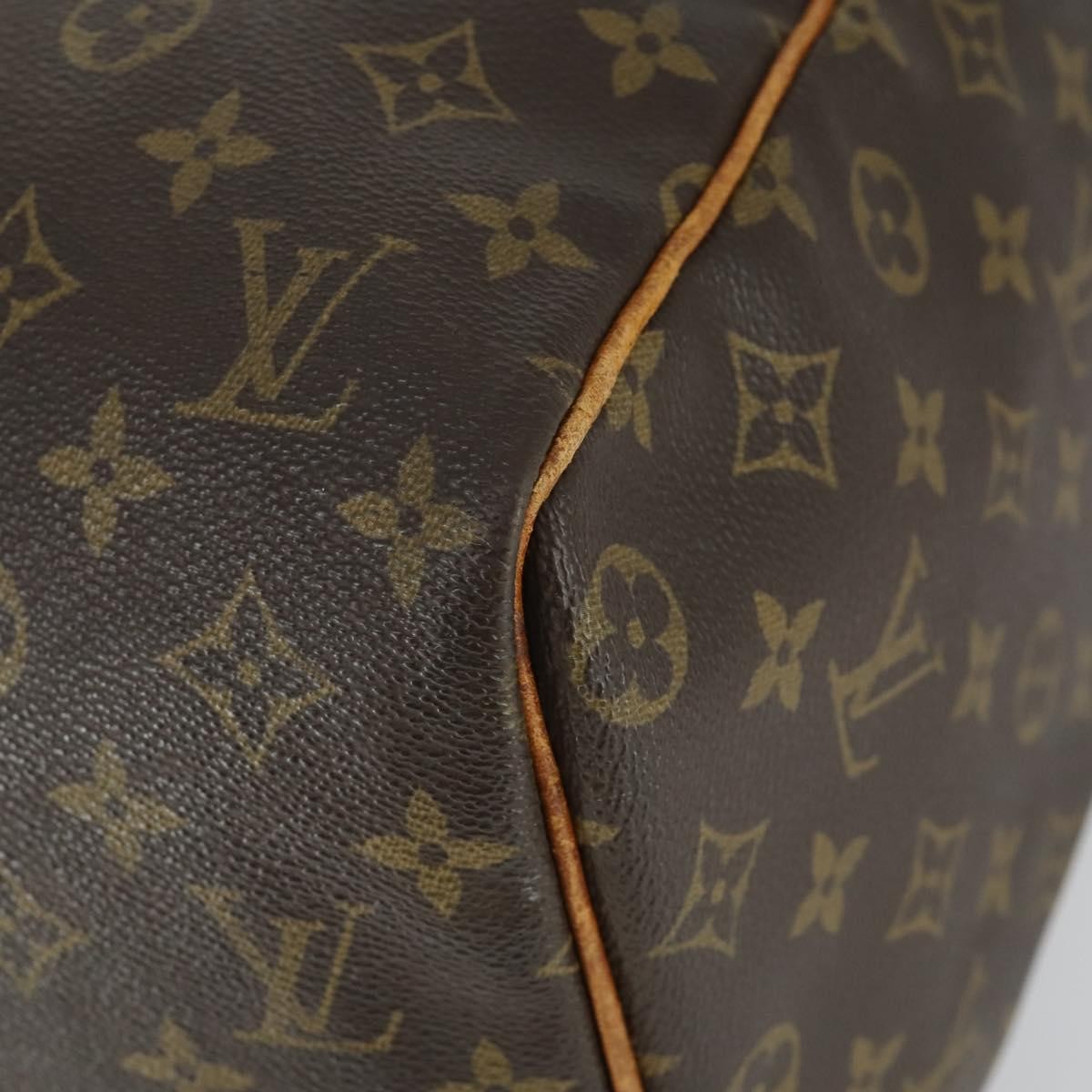 Louis Vuitton Keepall Bag Monogram Canvas Brown Canvas Travel Bag