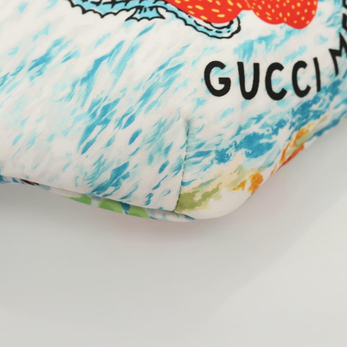Gucci Merveilleux Belt Bag Printed Nylon White Nylon Bag (Pre-Owned)