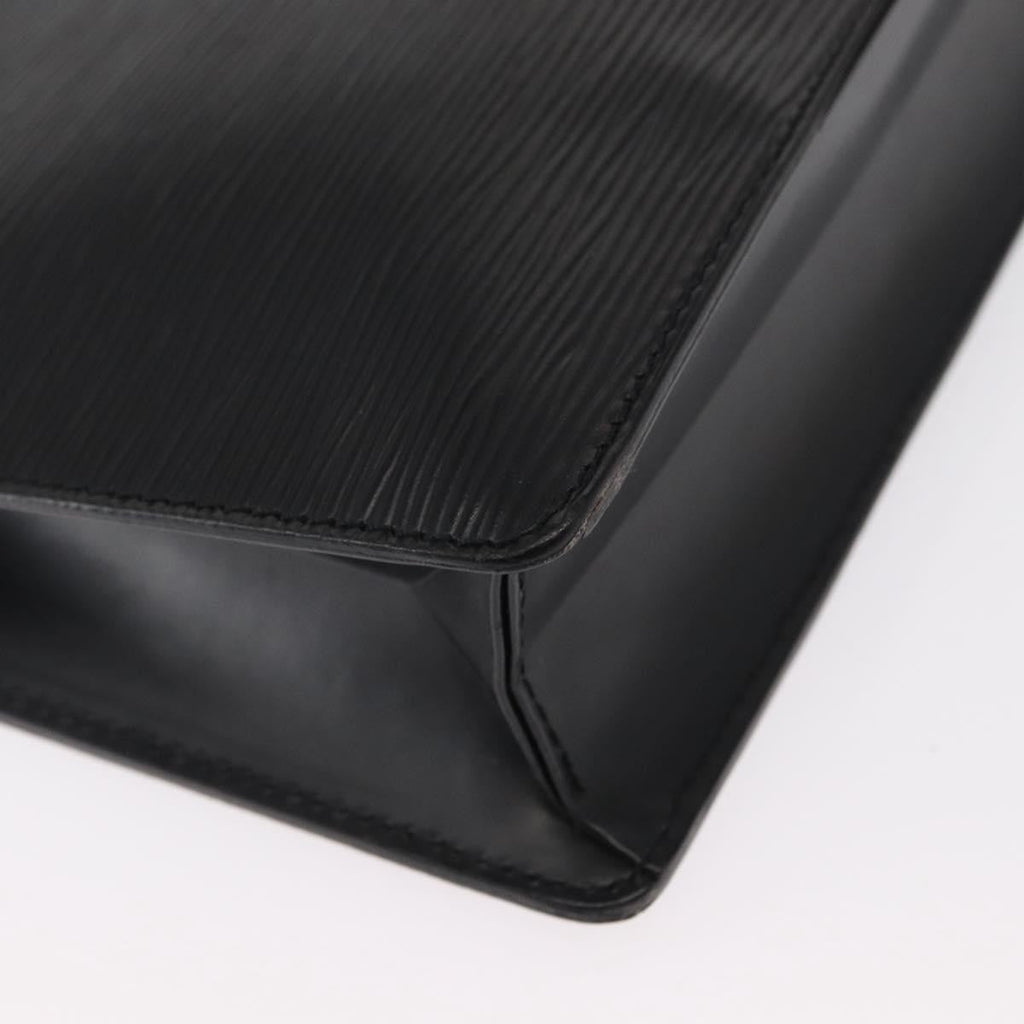 Louis Vuitton Pochette Homme Epi Leather Black Leather Clutche & Pouche Bag