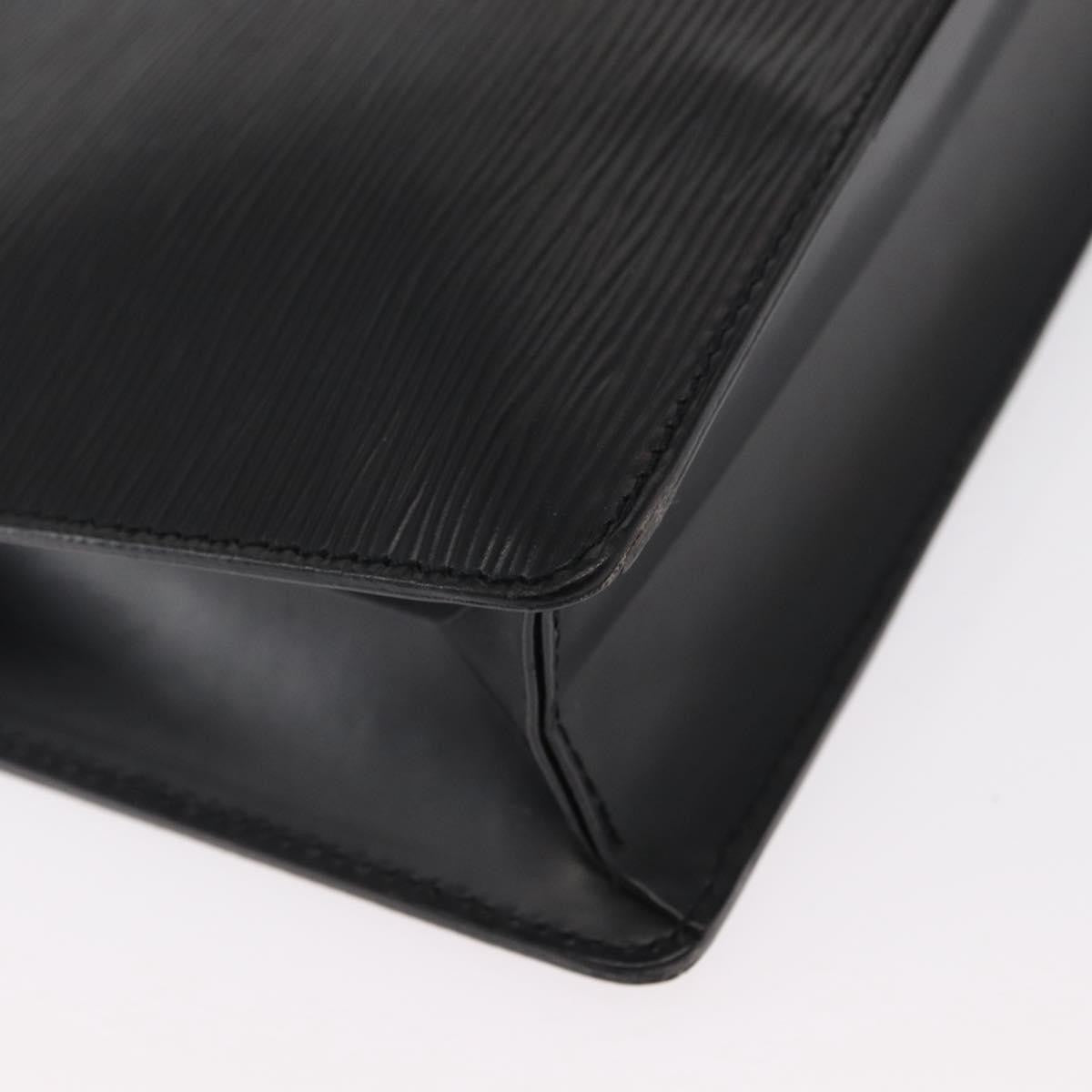 Louis Vuitton Pochette Homme Epi Leather Black Leather Clutche & Pouche Bag