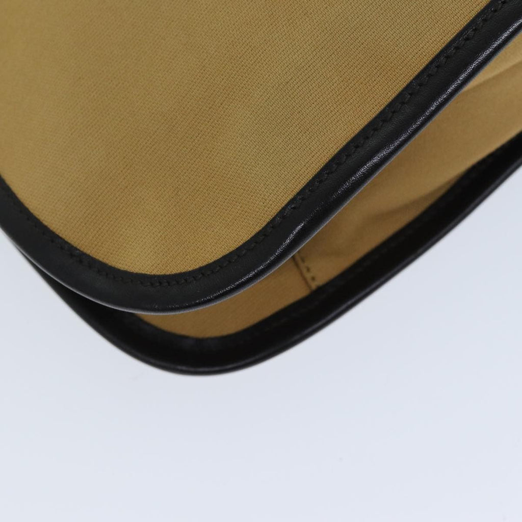 Gucci Vintage Shoulder Bag Canvas Beige Canvas Shoulder Bag Bag (Pre-Owned)