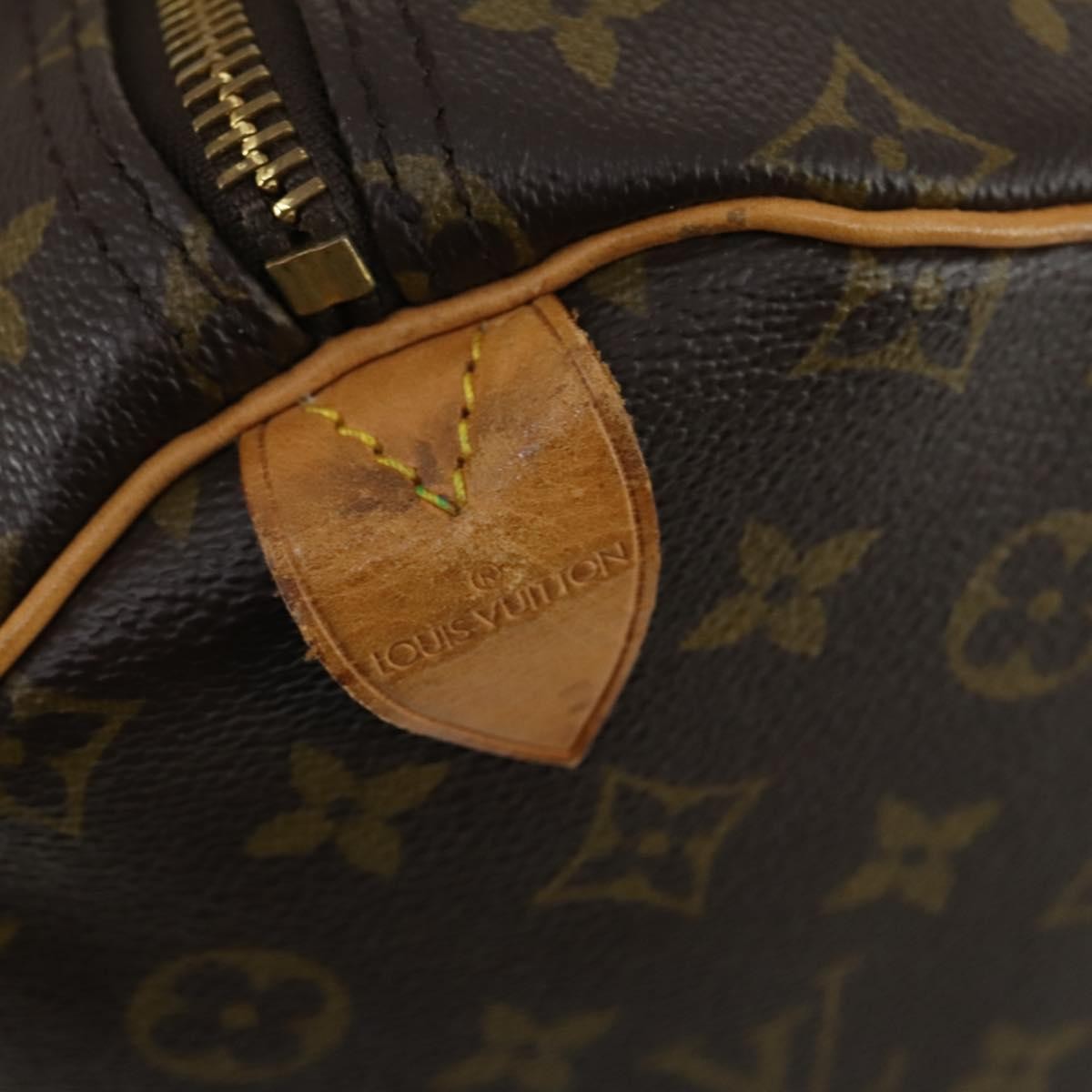 Louis Vuitton Keepall Bag Monogram Canvas Brown Canvas Travel Bag