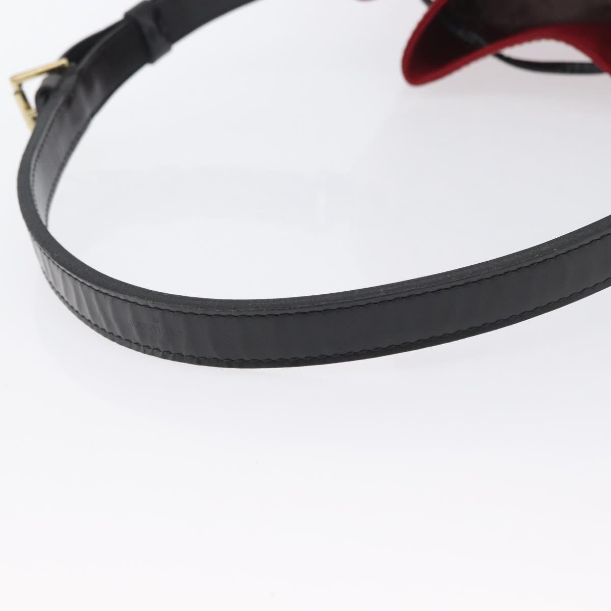 Louis Vuitton Petit Noe Handbag Epi Leather Red Leather Shoulder Bag