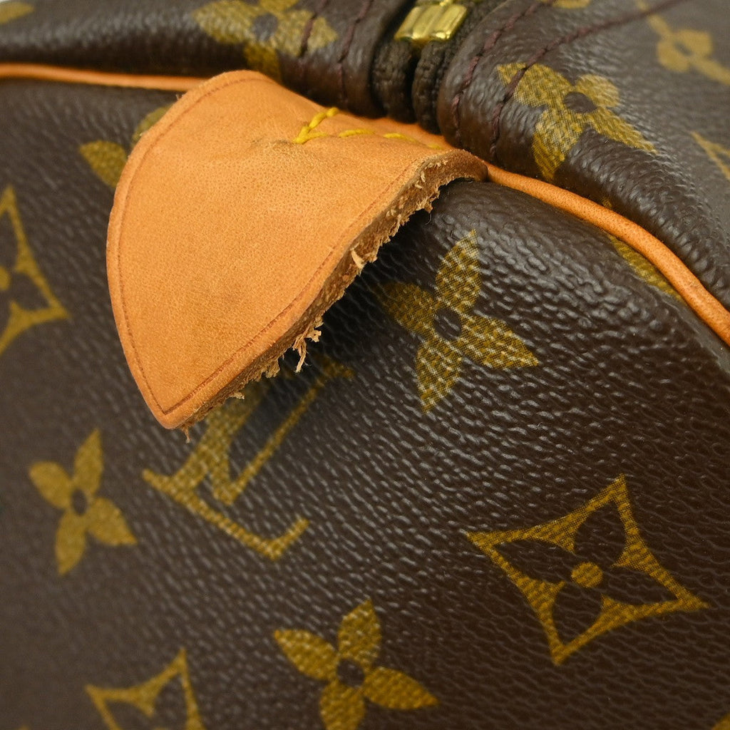 Louis Vuitton Keepall Bag Monogram Canvas Brown Canvas Travel Bag