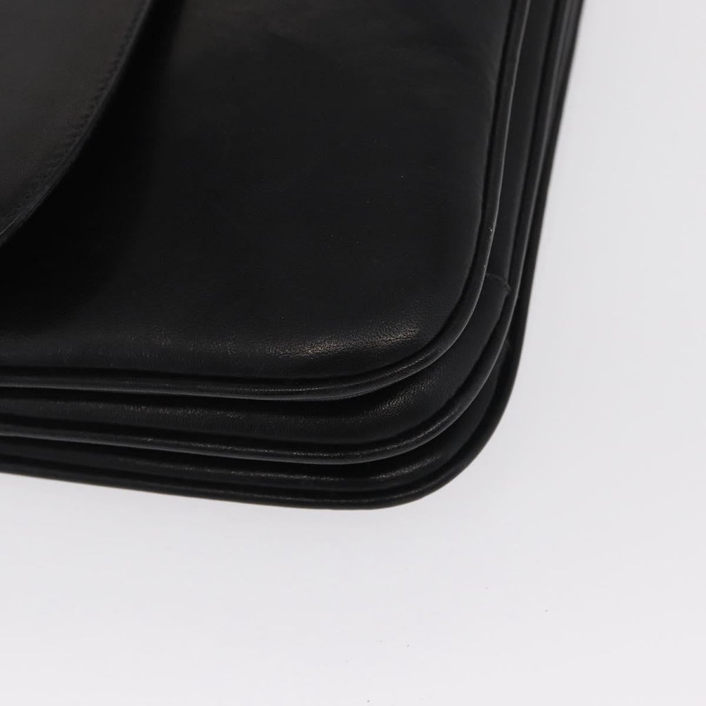 Celine Handbag Leather Black Leather Handbag