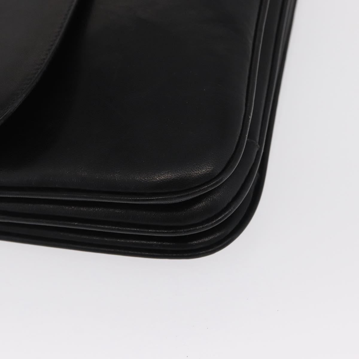 Celine Handbag Leather Black Leather Handbag