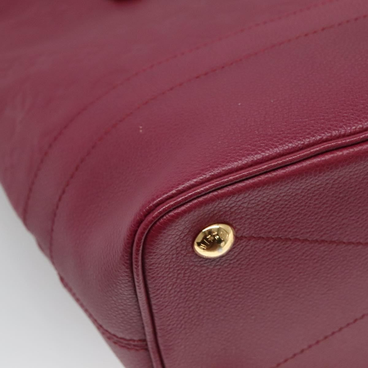 Louis Vuitton Citadine Handbag Monogram Empreinte Leather Purple Leather Tote Bag