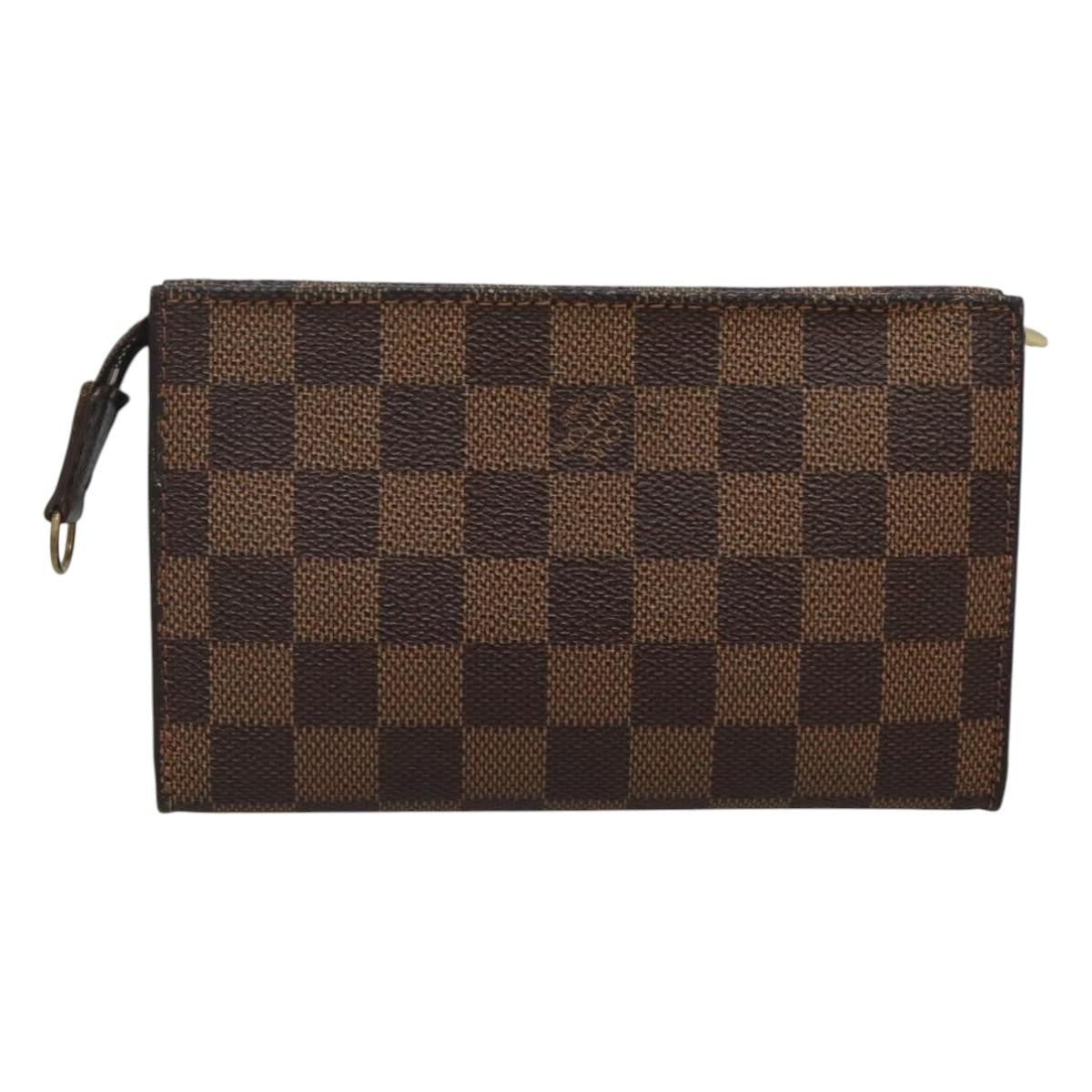 Louis Vuitton Marais Bucket Zip Pouch Damier Brown Canvas Clutche & Pouche Bag