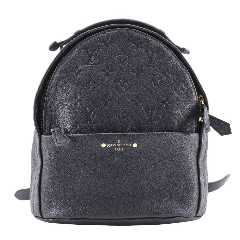 Louis Vuitton Sorbonne Backpack Monogram Empreinte Leather Black Leather Backpack Bag