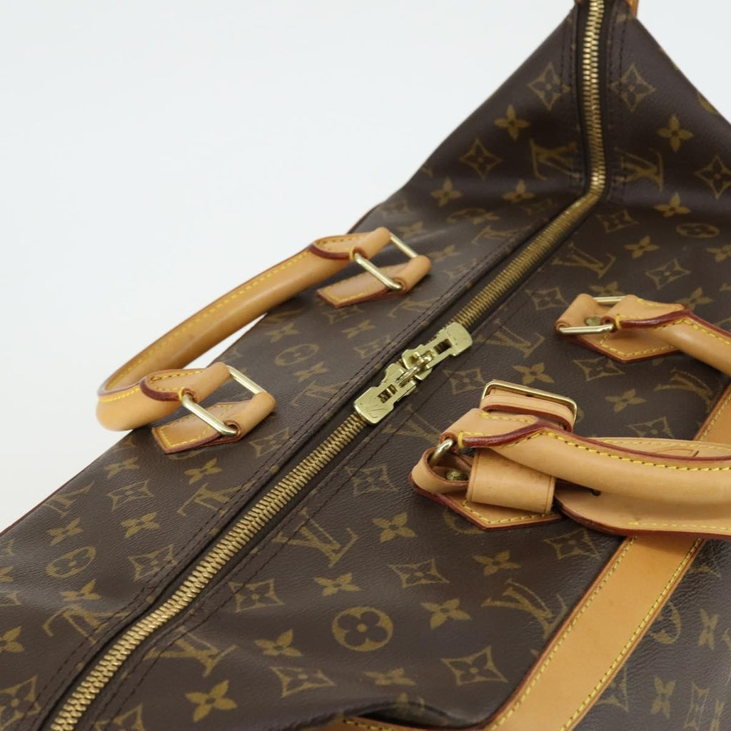 Louis Vuitton Cruiser Handbag Monogram Canvas Brown Canvas Travel Bag