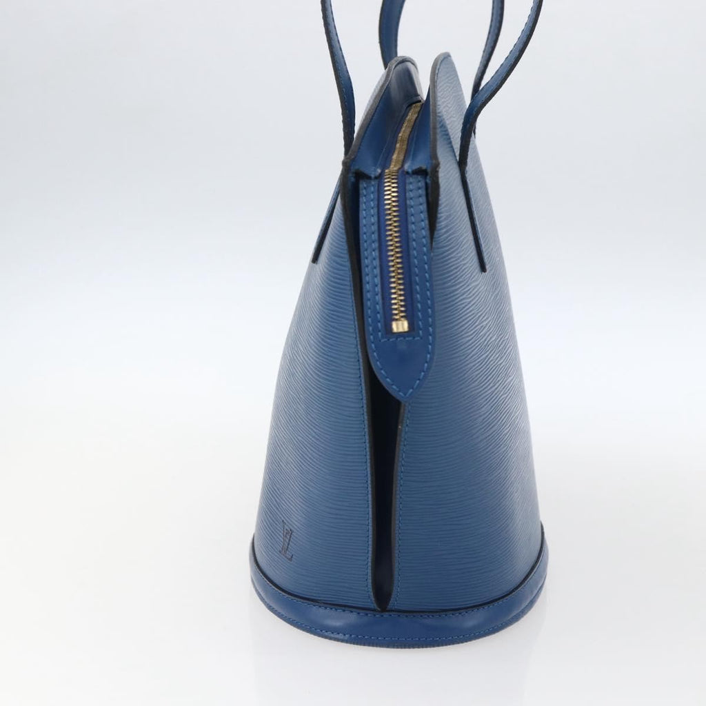Louis Vuitton Saint Jacques Handbag Epi Leather Blue Leather Shoulder Bag