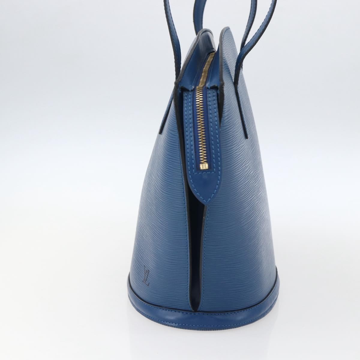 Louis Vuitton Saint Jacques Handbag Epi Leather Blue Leather Shoulder Bag