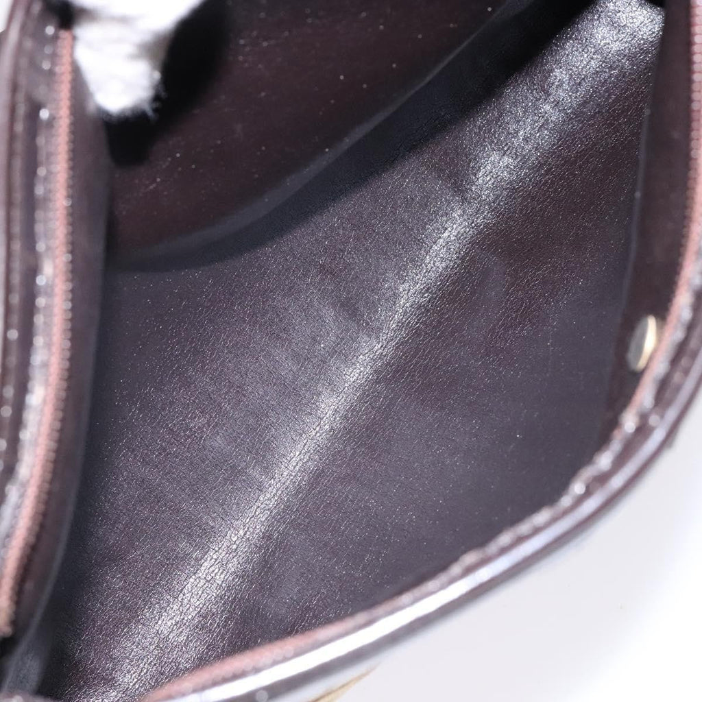 Christian Dior Vintage Trotter Shoulder Bag Canvas Brown Canvas Bag (Pre-Owned)