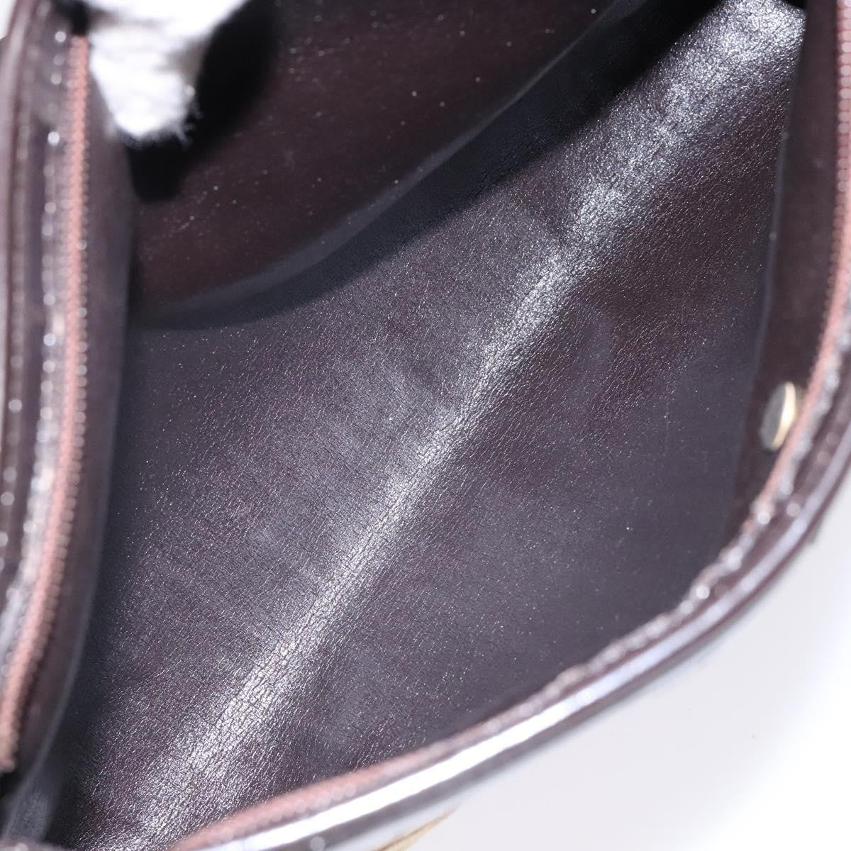 Christian Dior Vintage Trotter Shoulder Bag Canvas Brown Canvas Bag (Pre-Owned)