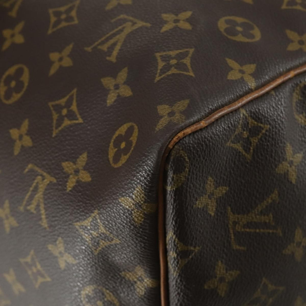 Louis Vuitton Keepall Bag Monogram Canvas Brown Canvas Travel Bag