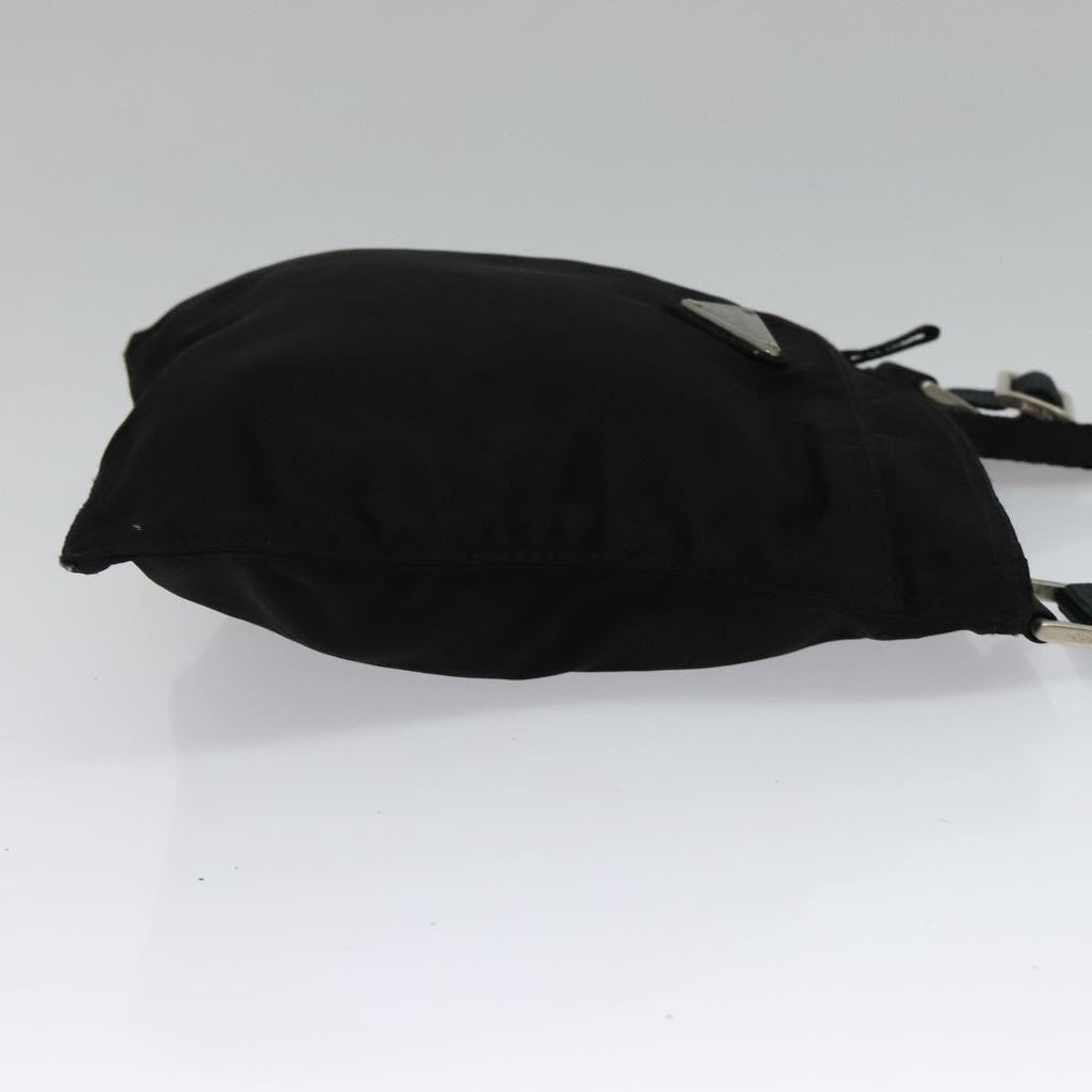 Prada Front Pocket Messenger Bag Tessuto Black Nylon Shoulder Bag Bag