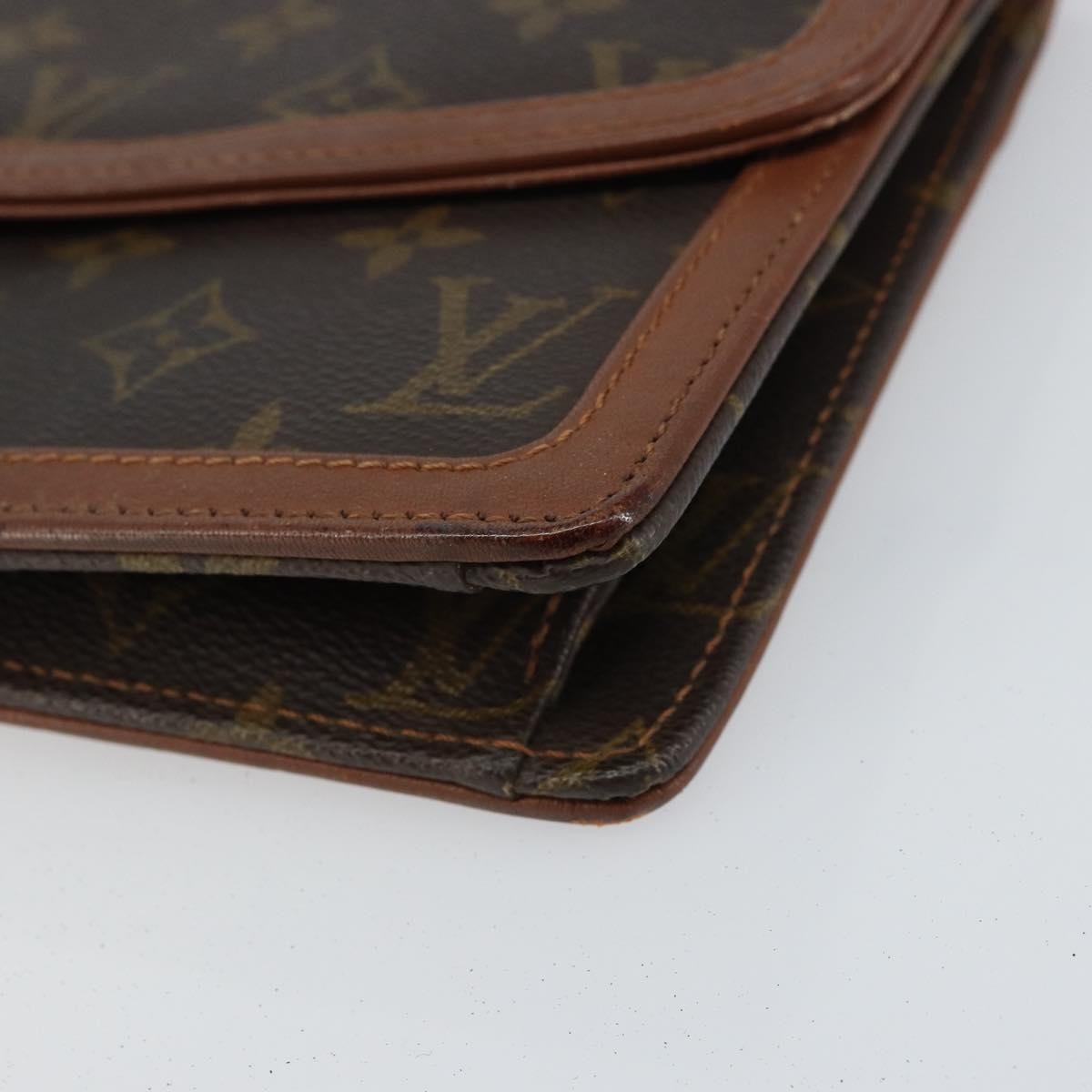 Louis Vuitton Dame Pochette Monogram Canvas Brown Canvas Clutche & Pouche Bag