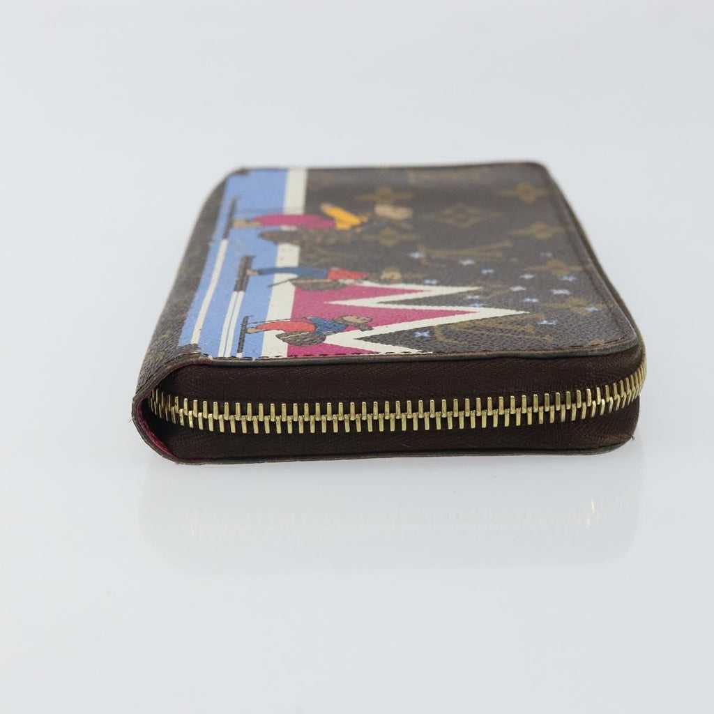 Louis Vuitton Zippy Wallet Canvas Brown Canvas Wallets Accessory
