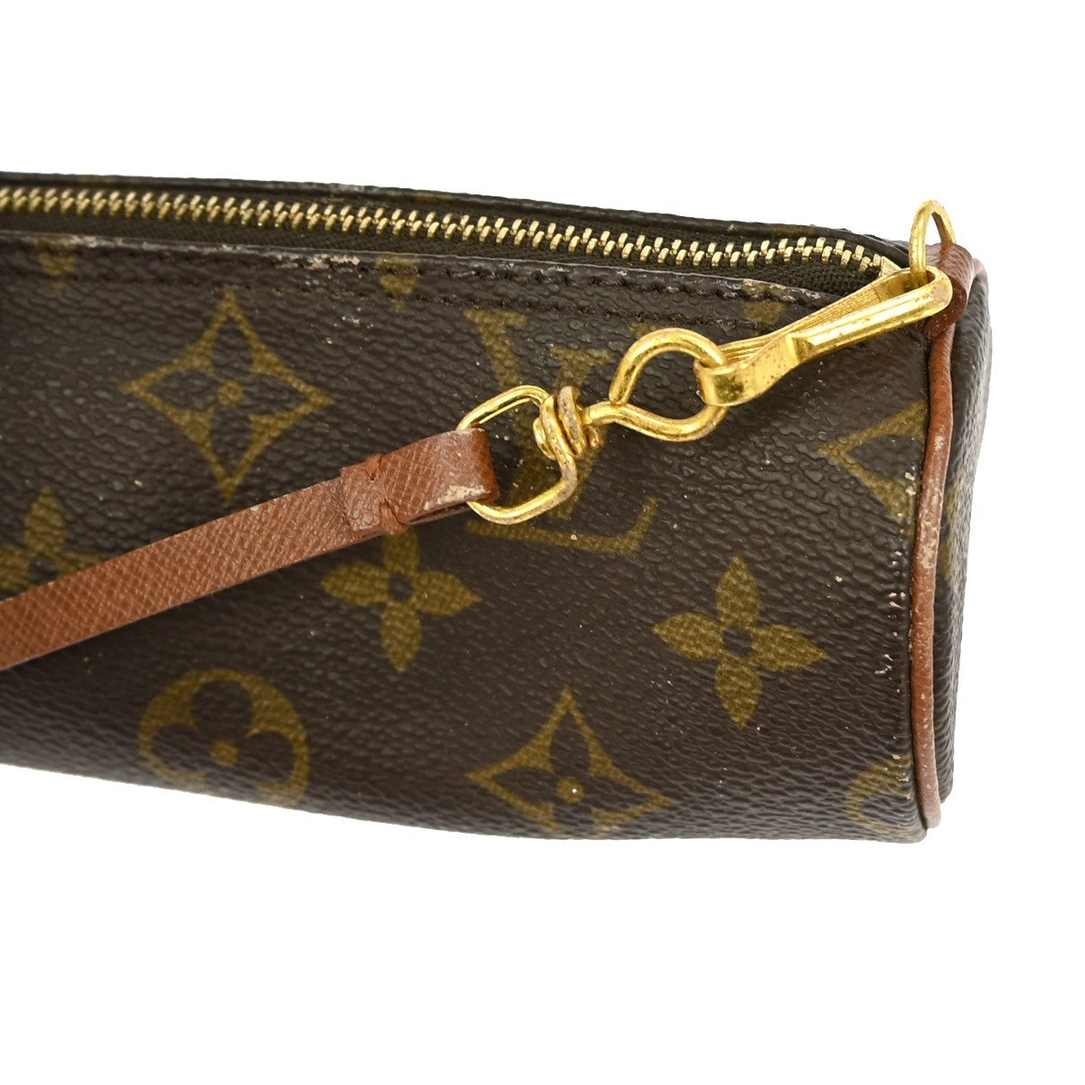 Louis Vuitton Papillon Pochette Monogram Canvas Brown Canvas Clutche & Pouche Bag