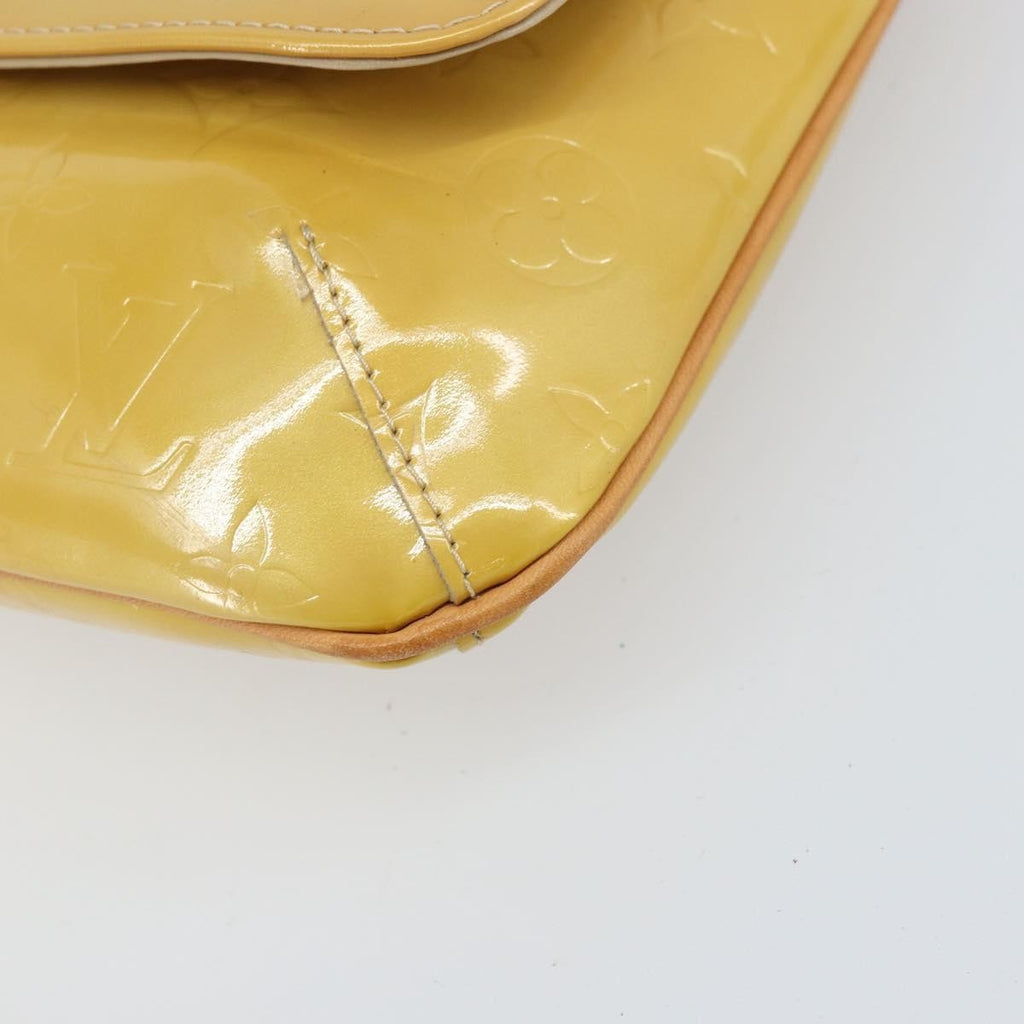 Louis Vuitton Thompson Street Handbag Monogram Vernis Beige Patent_Leather Shoulder Bag
