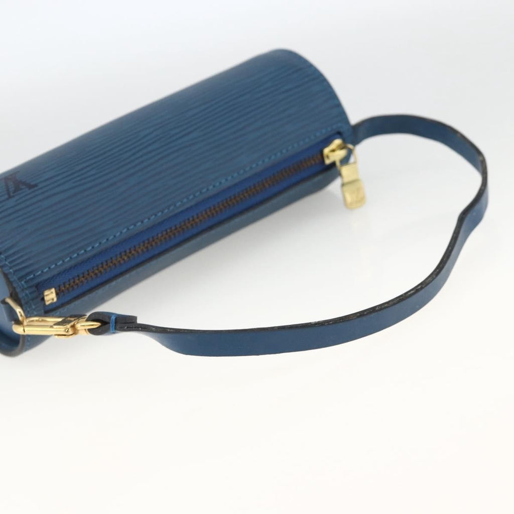 Louis Vuitton Soufflot Pochette Epi Leather Blue Leather Clutche & Pouche Bag