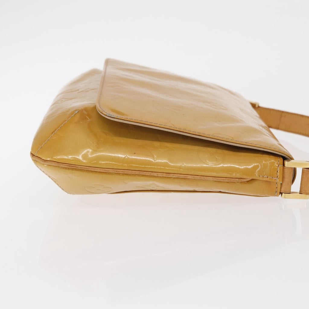 Louis Vuitton Thompson Street Handbag Monogram Vernis Yellow Patent_Leather Shoulder Bag
