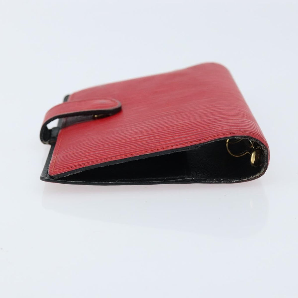Louis Vuitton Agenda Cover Epi Leather Red Leather Wallets Accessory