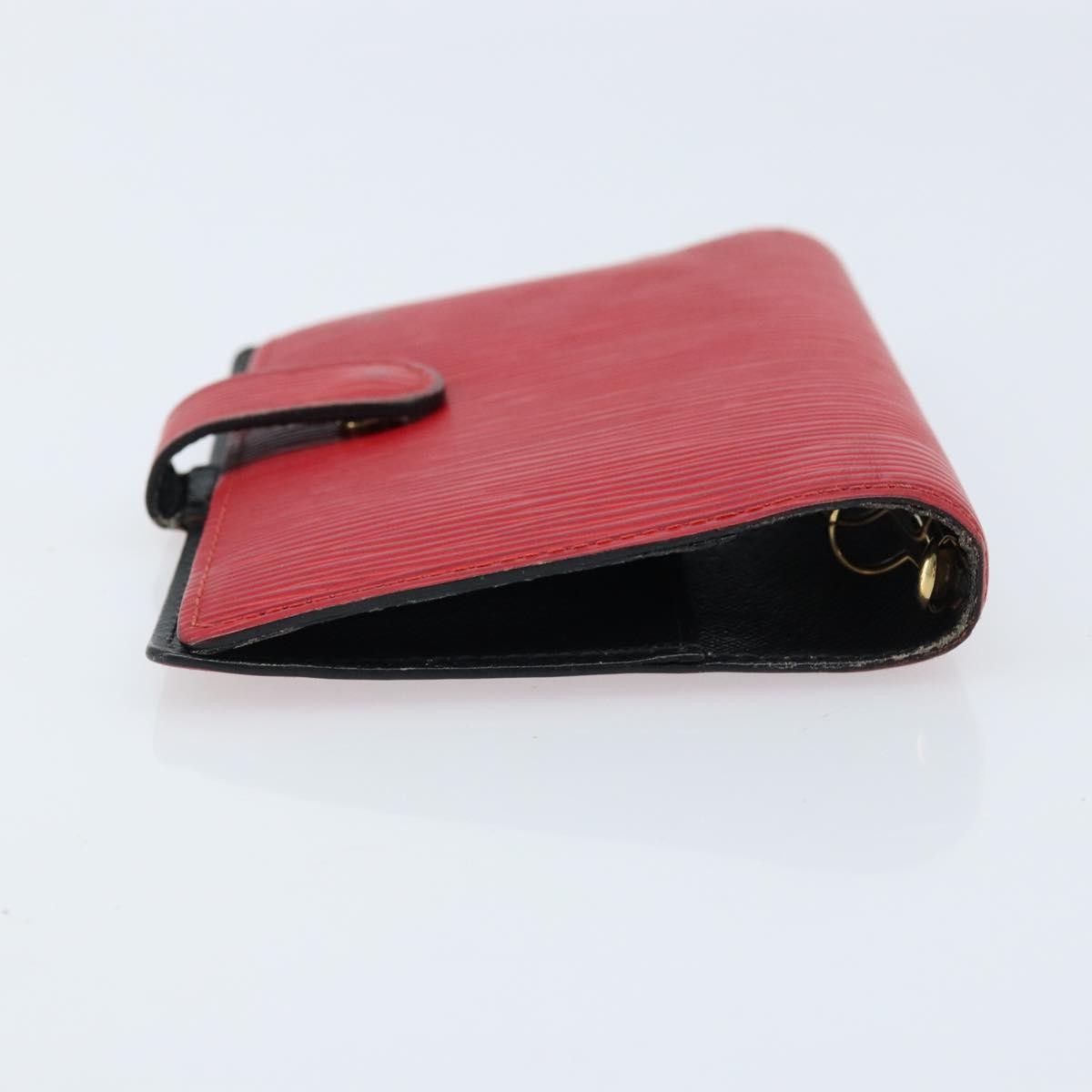 Louis Vuitton Agenda Cover Epi Leather Red Leather Wallets Accessory