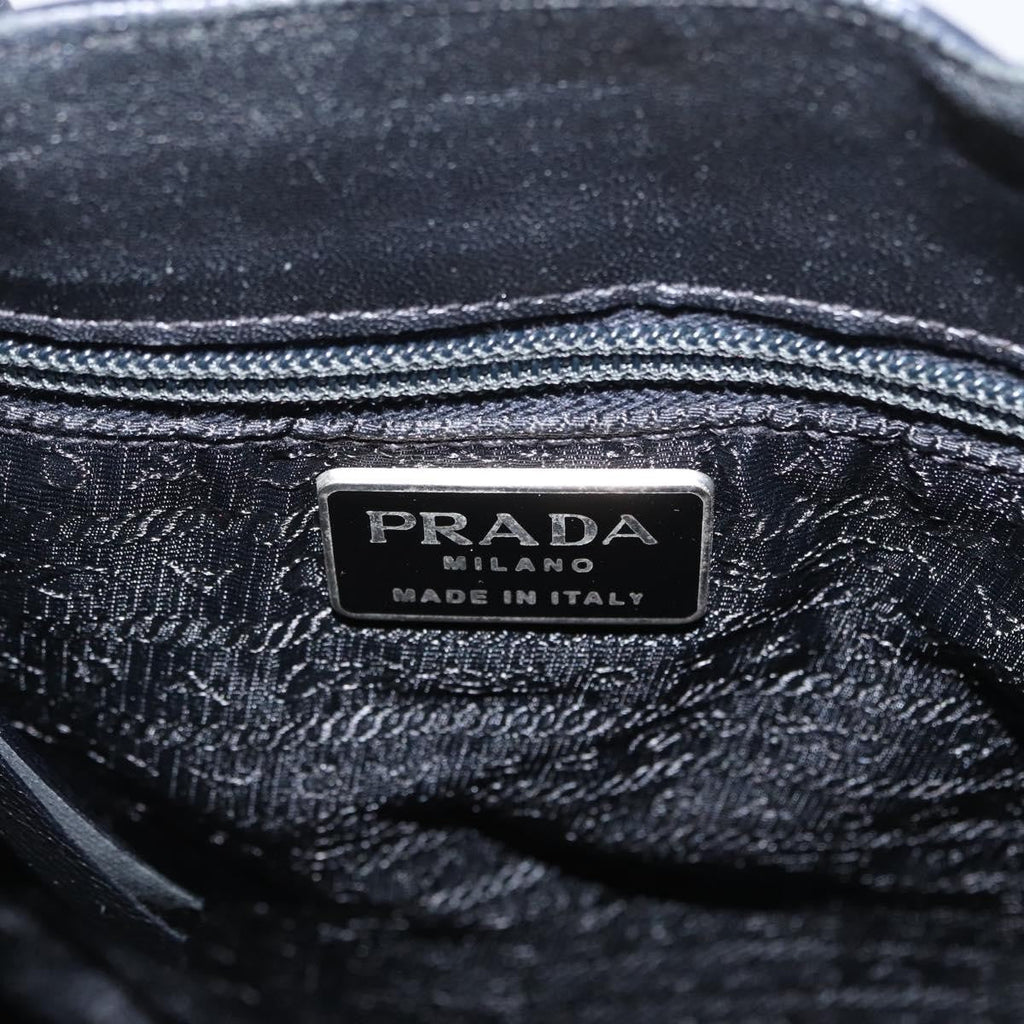Prada Vintage Handbag Patent Leather Black Patent_Leather Handbag