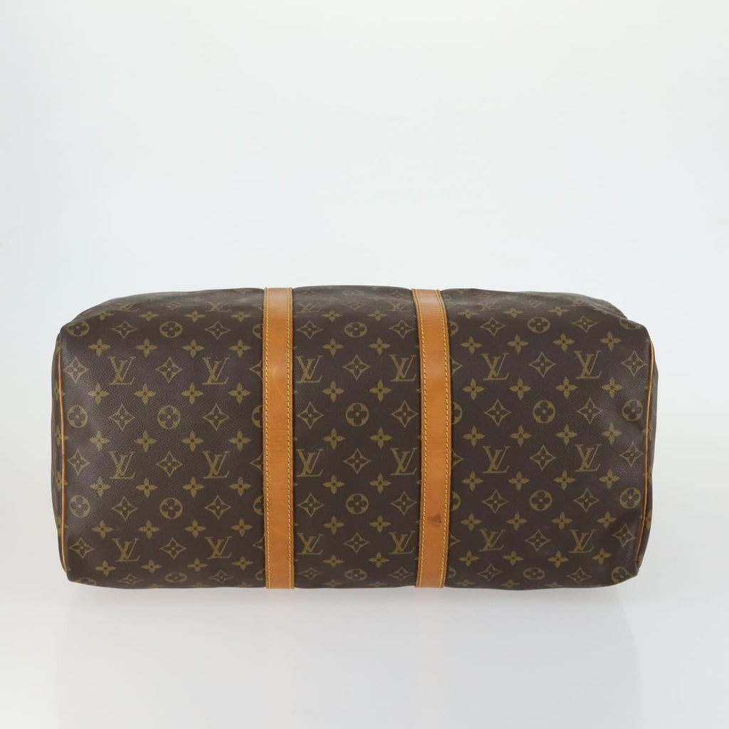 Louis Vuitton Keepall Bag Monogram Canvas Brown Canvas Travel Bag