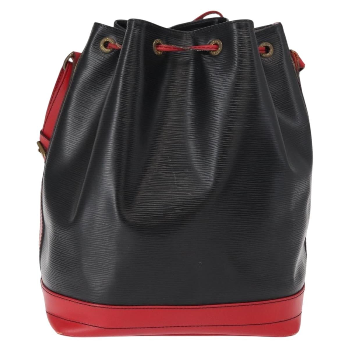 Louis Vuitton Bicolor Noe Handbag Epi Leather Black Leather Shoulder Bag