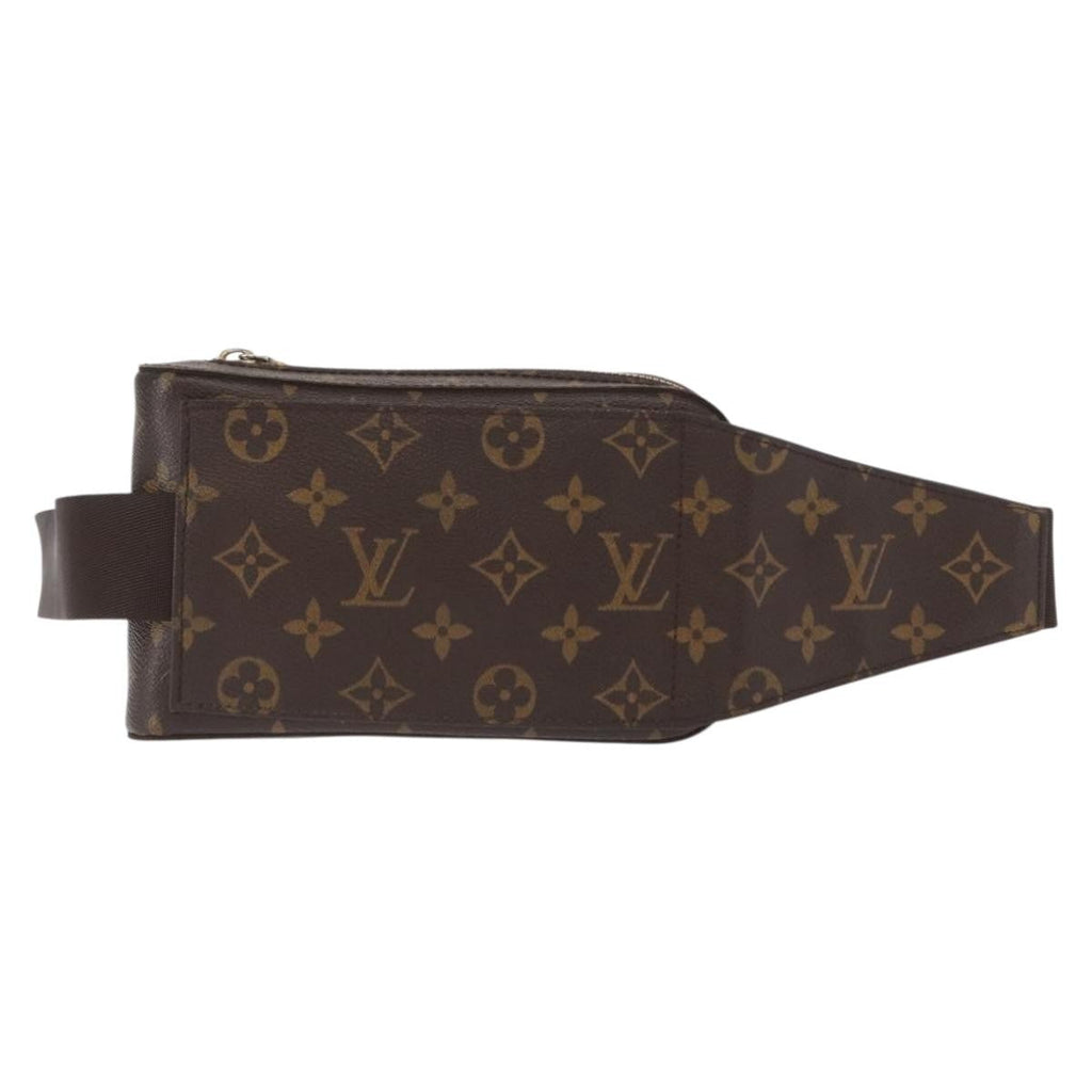 Louis Vuitton Geronimos Waist Bag Monogram Canvas Brown Canvas Shoulder Bag