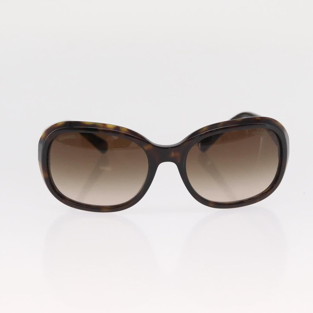 Chanel Logo Cc Sunglasses Plastic Brown Plastic Sunglasse Accessory