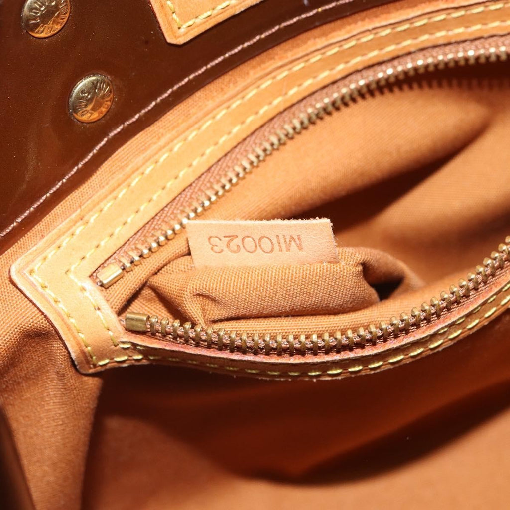 Louis Vuitton Reade Handbag Monogram Vernis Brown Patent_Leather Handbag