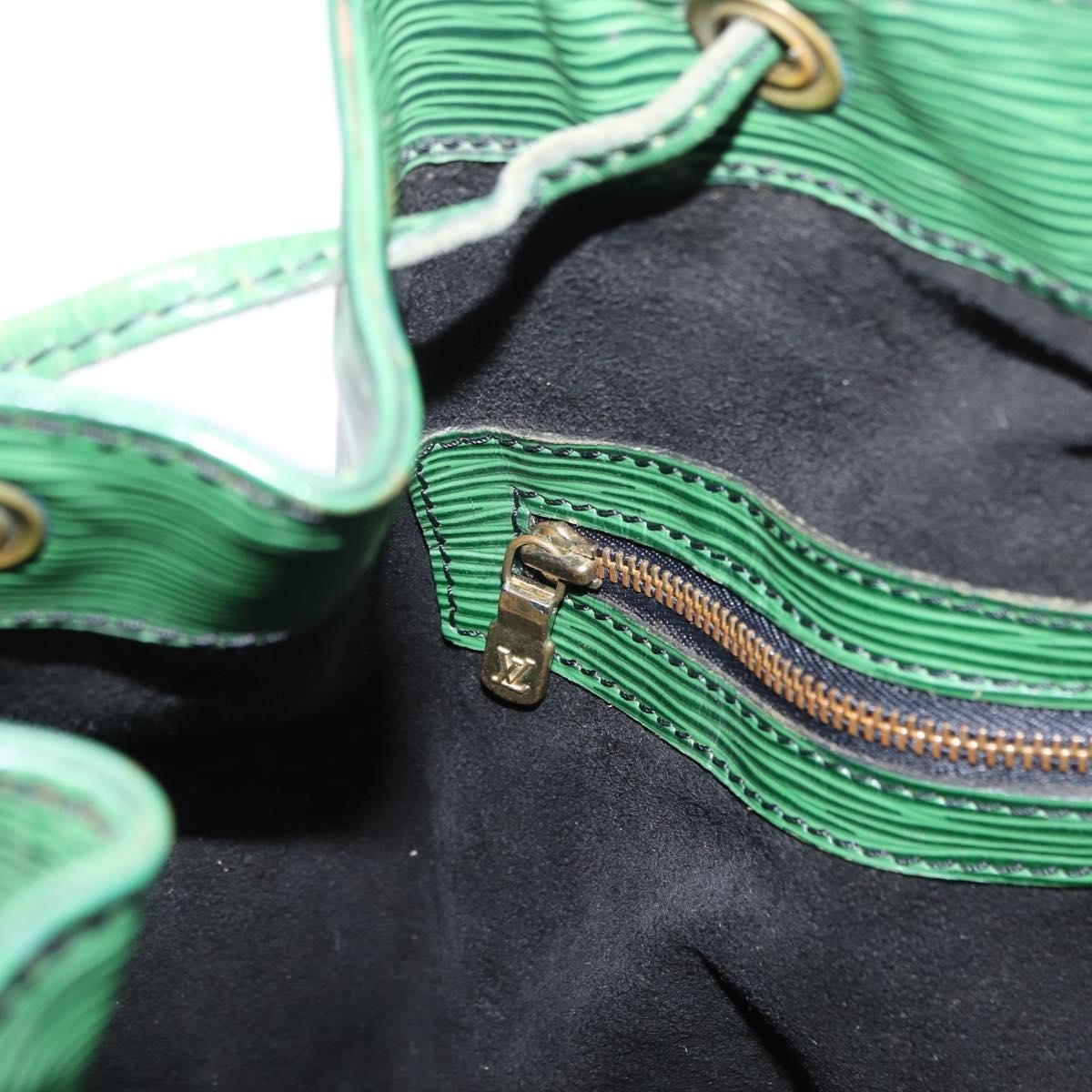 Louis Vuitton Noe Handbag Epi Leather Green Leather Shoulder Bag