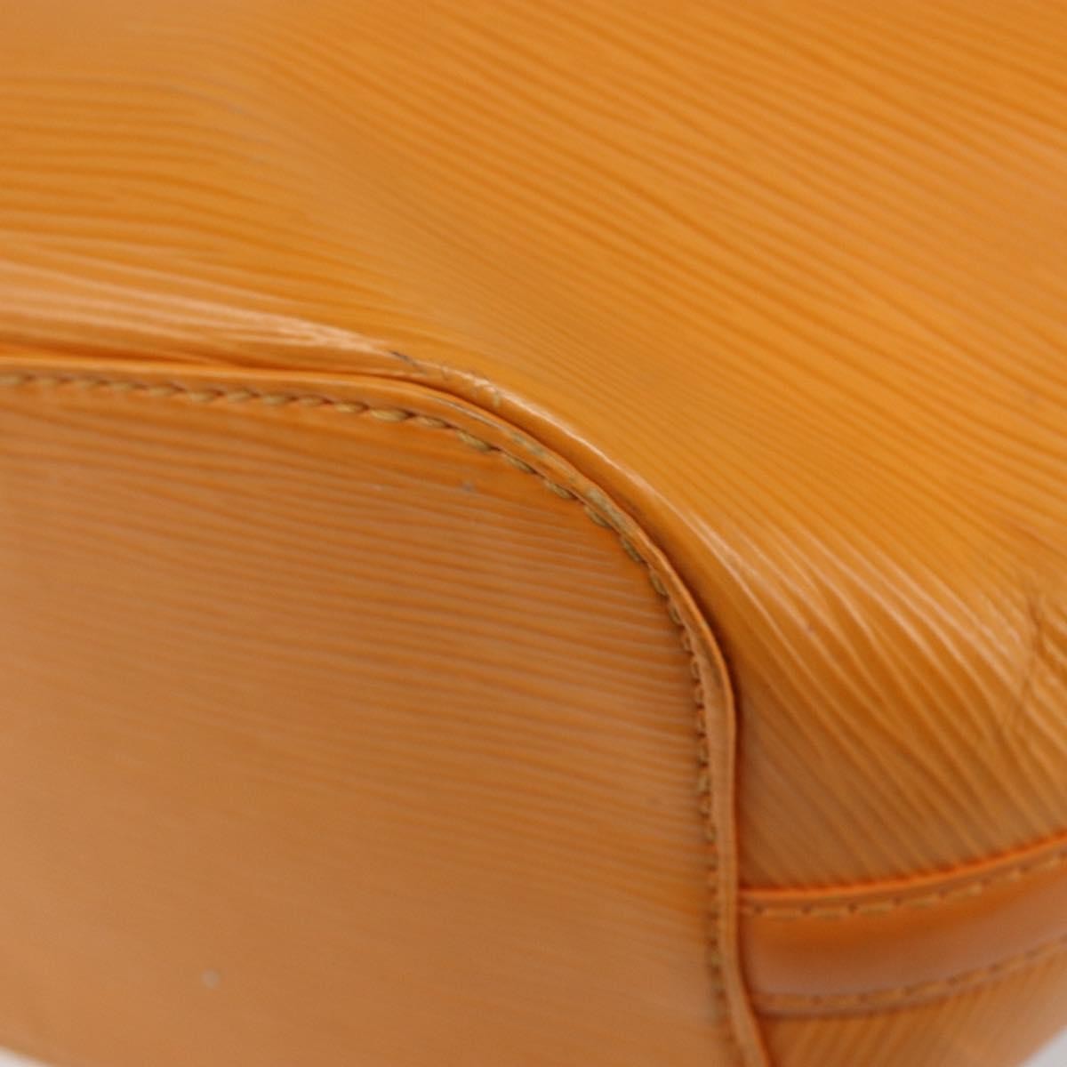 Louis Vuitton Mandara Handbag Epi Leather Orange Leather Shoulder Bag